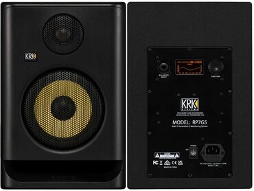 Studiya monitorları: Krk rockit 8. Tam ideal vəziyətdə. Qutusu Səs maçalkası Sənədləri