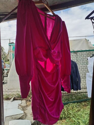 haljine od tila: One size, bоја - Roze, Večernji, maturski, Dugih rukava