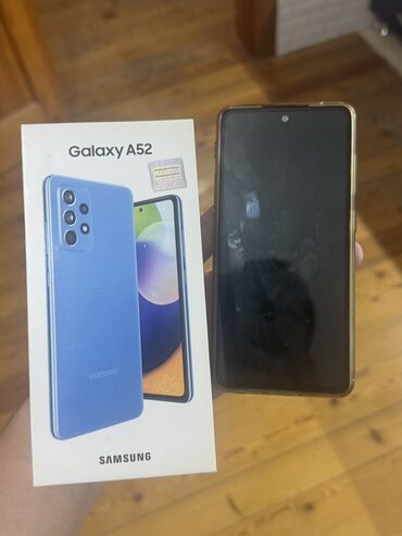 52: Samsung Galaxy A52, 128 GB, rəng - Göy, İki sim kartlı