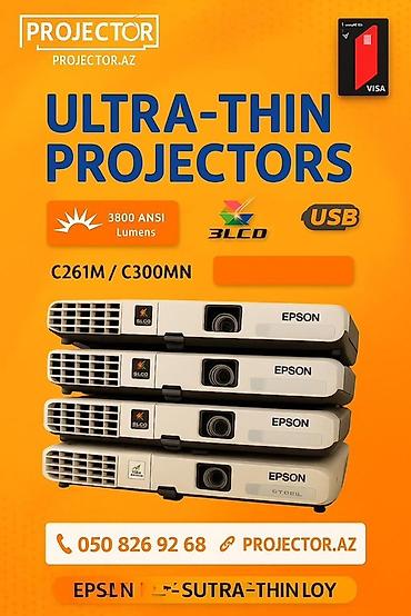 epson l1300: İşlənmiş Ultraportativ Proyektor Epson, Pulsuz çatdırılma, Ödənişli çatdırılma, Rayonlara çatdırılma — 1