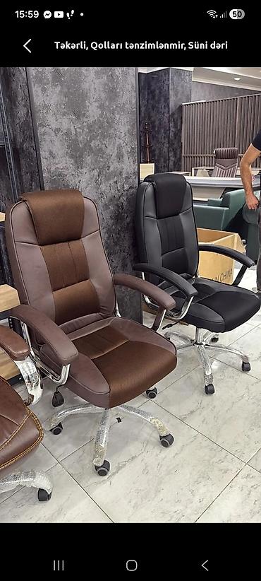 Ofis və oyun kresloları: Yeni, Təkərli — 6