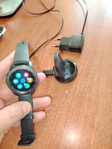 Kişi Geyimləri: Smart saat, Samsung, Sensor ekran, rəng - Qara