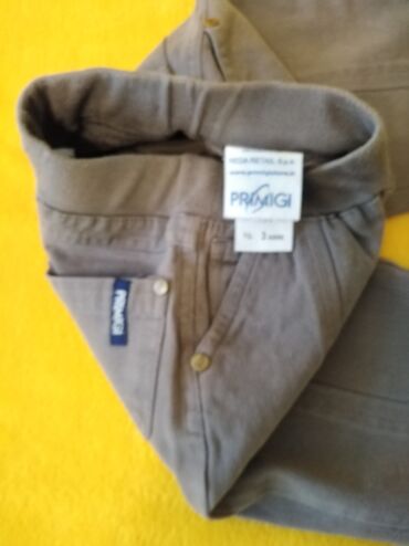 Pantalone: PRIMIGI ORIGINAL italijanske pantalone za decake sive boje 100% pamuk — 2