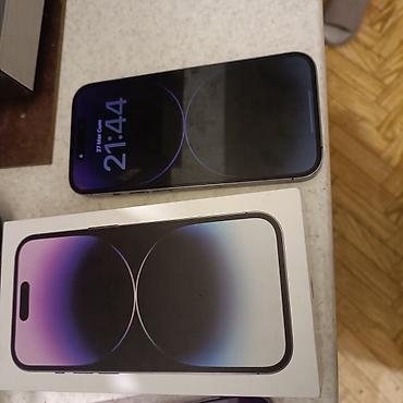ayfon 14 ucuz: IPhone 14 Pro, 128 GB, Deep Purple, Simsiz şarj, Face ID, Sənədlərlə — 2
