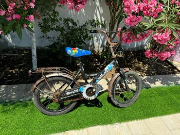 balaca usaq velosipedleri: İşlənmiş Veloqaçış Uşaq velosipedi Stels, 16"