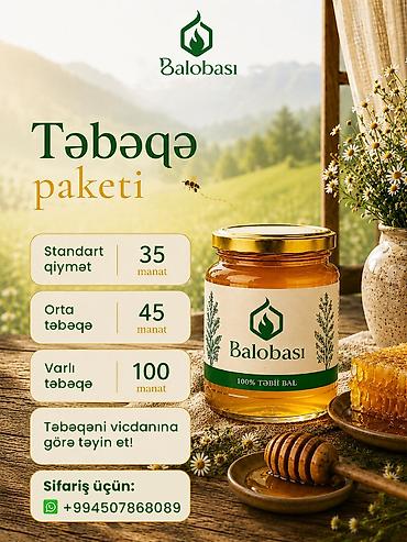 dağ balı: Balobası – 100% təbii, saf bal Məhsul haqqında: - Dağ çiçəklərinin — 3