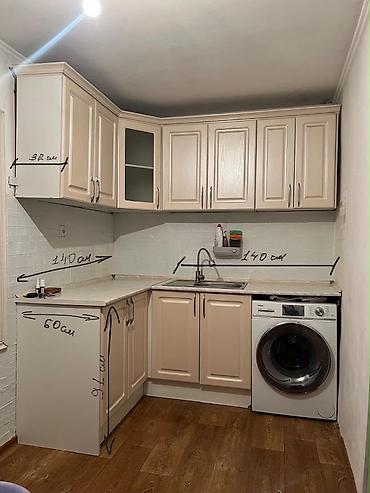silver kitchen: Кухонный гарнитур, Б/у, цвет - Бежевый, ДСП, Самовывоз — 2