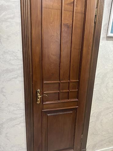 Otaq qapıları: Taxta interyer qapıları dəsti - Material: təbii ağac (massiv) — 2