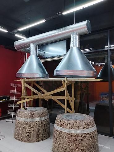 Havalandırma sistemləri: Sənaye tipli mətbəx havalandırma sistemi - Tətbiq sahəsi: restoran — 1