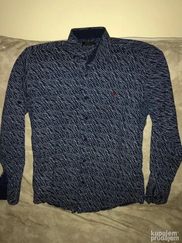 Košulje: Košulja Na duge rukave, L, Ralph Lauren, bоја - Tamnoplava, Pamuk — 2