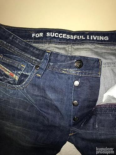 Farmerke: Original DIESEL farmerice 32/33 KAO NOVE 100% cotton Polustruk 44cm — 3