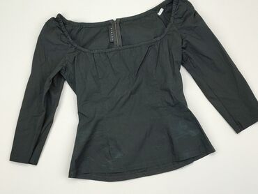 czarne bluzki z koronką plus size: Blouse, S (EU 36), condition - Good