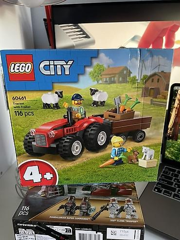 фермер: LEGO City 60461 Tractor with Trailer — набор из 116 деталей для — 5