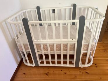 Uşaq və gənc otağı üçün dəstlər: Oğlan və qız üçün, İşlənmiş, Yumru, Beşik, Dəstsiz, Matras ilə, Yellənmə mexanizm ilə