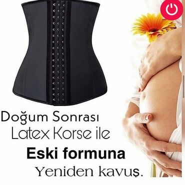 latex korset: Original Latex 9 Sümük mayka korseti ▪️Razmerlər Bej rəngdə 2XL, 3XL