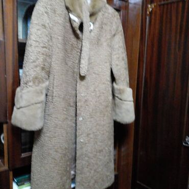 пальто каракуль: Пальто, 7XL (EU 54)