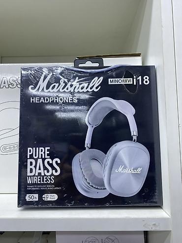 steelseries arctis: Беспроводные наушники Marshall MINOR XVI I18 - Тип: полноразмерные — 1