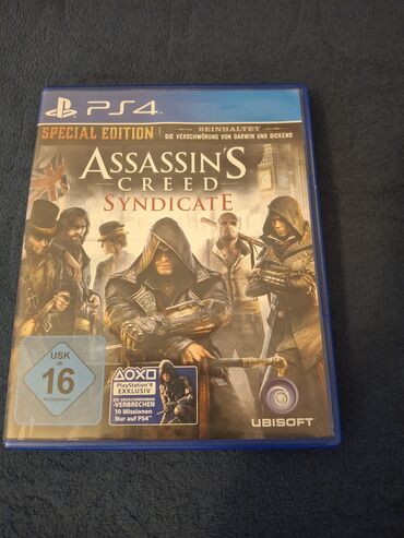 assassins creed valhalla: Ps4 üçün Assasins creed syndicate oyun diskde cızıq yoxdur maraqlı