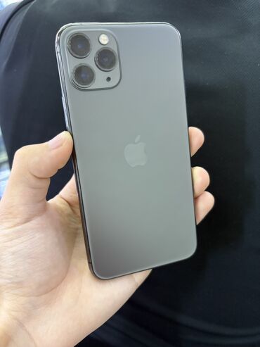 чехол на режим 9: IPhone 11 Pro, Б/у, 256 ГБ, Space Gray, Защитное стекло, Чехол, В рассрочку, 100 %