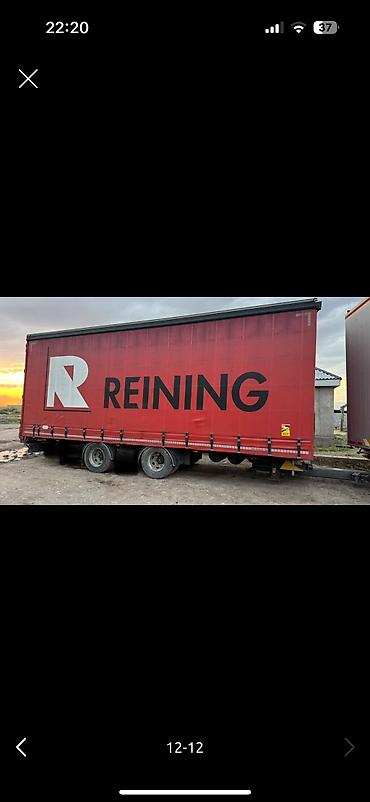 Прицепы и полуприцепы: Прицеп, Шторный, Б/у — 8