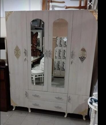 Dolablar: Yeni, Açılan, 4 qapılı Düz dolab, Qarderob, paltar dolabı, Azərbaycan — 8