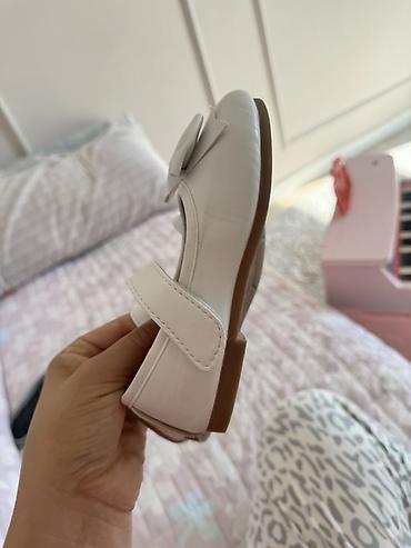 air max 97: Новый новый Детские белые туфельки-балетки с бантом - Цвет: белый - — 8
