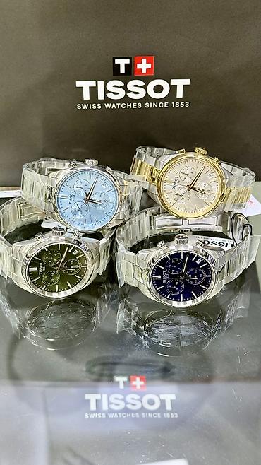 Кол сааттар: Классикалык сааттар саат, Tissot, Швейцария, Асыл нуска, Эркектердики, Жаңы — 5