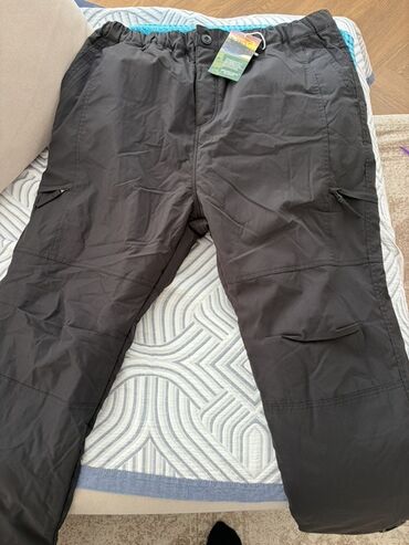 стильная одежда больших размеров для женщин: Мужские брюки, 6XL, Новый, цвет - Черный, Самовывоз