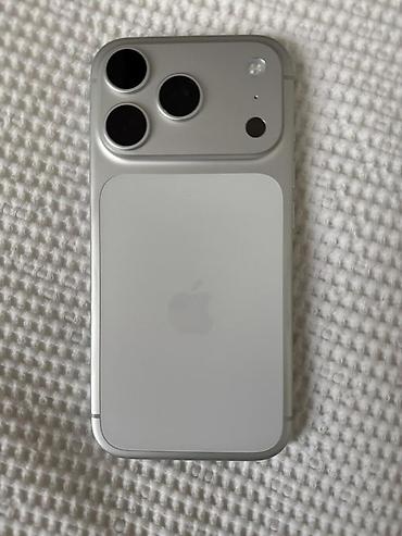 IPhone 17 Pro, Новый, 256 ГБ, Серебристый, Защитное стекло, 98 %