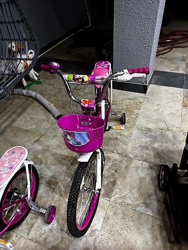 Uşaq velosipedi – LADA SPORT, çəhrayı/bənövşəyi dizayn - Təxmini 16"