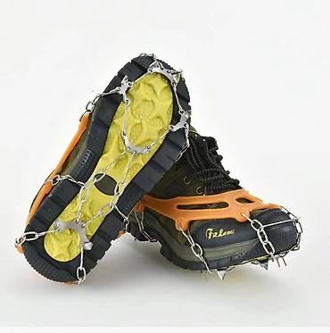 Другие товары для зимнего спорта: Универсальные накладки-кошки для обуви с цепями и шипами - — 11