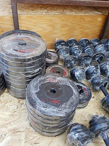 Гантели: Гантели производства Узбекистан 1кг 170сом разборные, веса от 3кг — 2