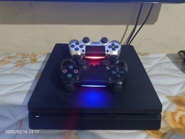 Техника и электроника: PlayStation 4 Slim satilir,ela veziyyetde 2 djostik, HDMI kabel