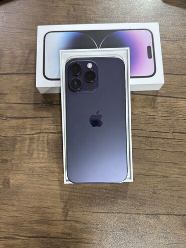 Apple iPhone: IPhone 14 Pro Max, 256 GB, Deep Purple, Zəmanət