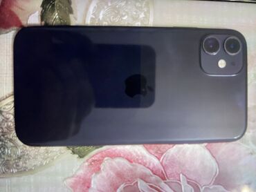 айфон xs токмок: IPhone 11, Колдонулган, 128 ГБ, Кара, Коргоочу айнек, Заряддоочу түзүлүш, Куту, 100 %