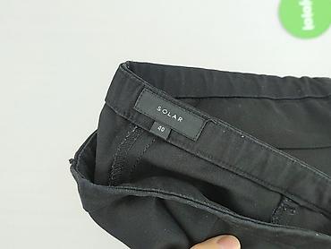 legginsy sliskie: Solar, Spodnie materiałowe damskie, rozmiar L — 4