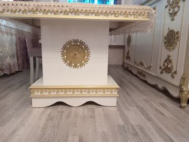 Məişət məhsulları: Qonaq masası, Açılmayan, MDF, Dördbucaq masa