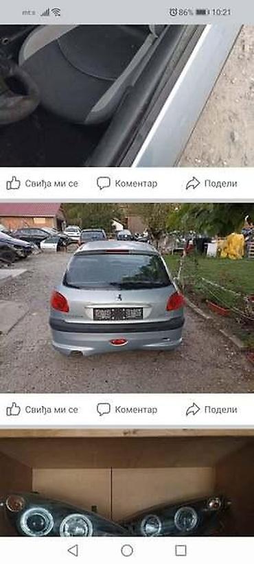 auto otpad audi: PEUGEOT 206 - KOMPLETAN AUTO U DELOVIMA | Originalni polovni delovi — 2