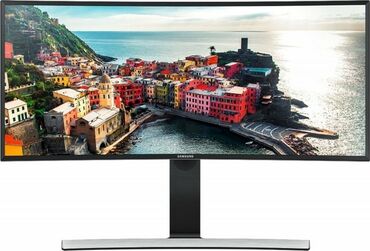 Мониторы: Монитор, Samsung, Б/у, QLED, 34" - 35"