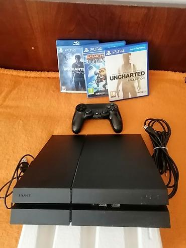 Video oyunlar və konsollar: Sony PlayStation 4 (PS4) oyun konsolu komplekti Paket tərkibi: - PS4 — 4
