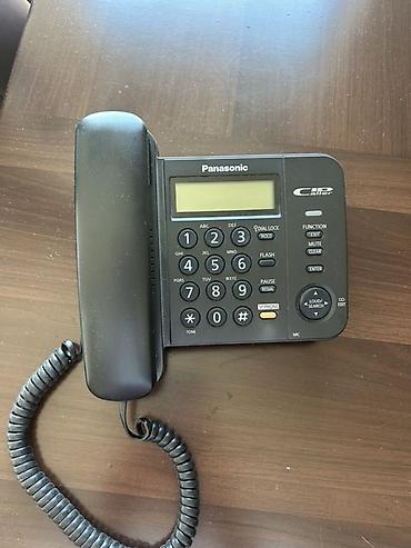 Stasionar telefonlar: Panasonic masaüstü telefon Xüsusiyyətlər: - Rəqəmsal ekranlı simli — 1