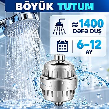 termal pasta: ECOLUX Duş Filtri – Təmiz və Komfortlu Duş Duş filtri suyun — 1