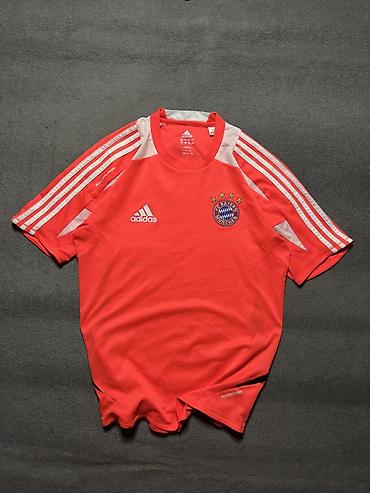 адидас баку: Мужская футболка, Adidas, M, цвет - Красный — 1