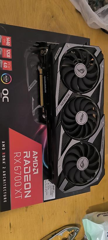 asus rog strix g16: Videokart Asus Radeon RX 6700 XT, 12 GB, İşlənmiş — 4