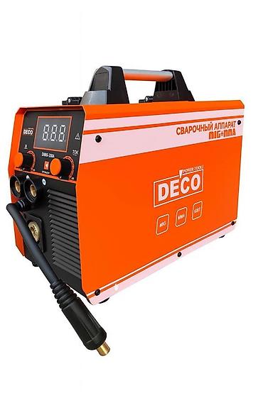 Сварочные аппараты: Сварочный инвертор DECO DMG-200A MIG+MMA - Универсальный аппарат для — 1