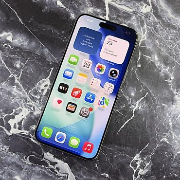 Apple iPhone: IPhone 15 Pro Max, Б/у, 512 ГБ, Natural Titanium, Защитное стекло, Чехол, 96 % — 6