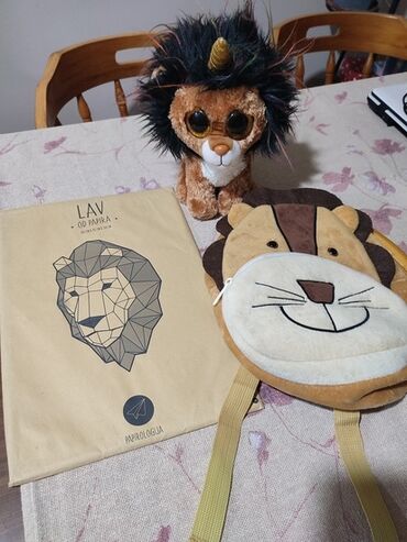 igračke kralj lavova: Lot tematski Lav. TY plisana igracka Lav jednorog, nekoriscena