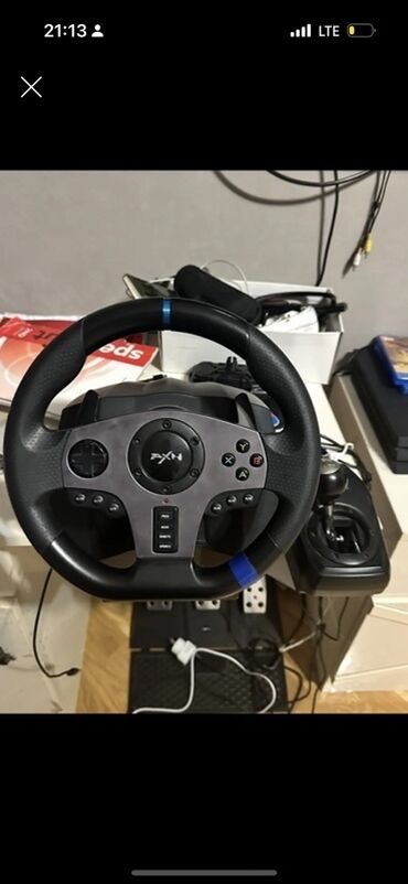 PS2 & PS1 (Sony PlayStation 2 & 1): PXN markasına aid bu oyun sükanı qara və boz rənglərdədir, oyun