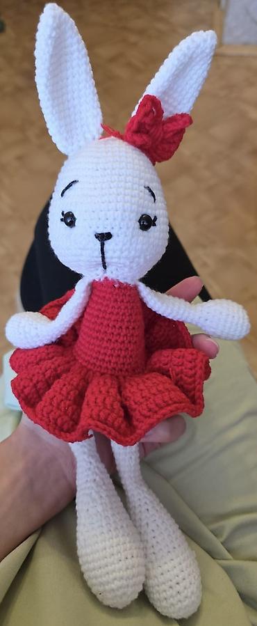 Digər oyuncaqlar: Əl işi amigurumi dovşan oyuncağı — 2