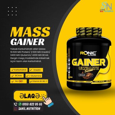 Çəngəllər: Gainer Çəki: 3001 - 3500 g, Yeni